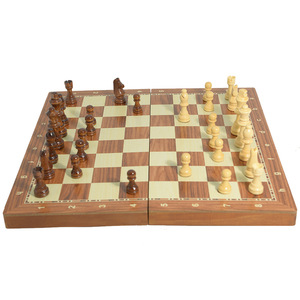 <span class=keywords><strong>Ajedrez</strong></span> Plegable de <span class=keywords><strong>Madera</strong></span> Maciza de Alta Textura Directo de Fábrica, Selección Magnética de 21-39 Tamaños - Product Image 2