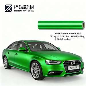 Vinilo para autos ZIRUI Venom Green, resistente a arañazos, removible y resistente a la intemperie, para cambio de color de la carrocería del vehículo, PPF. - Product Image 2
