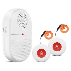 Pager Inalámbrico Daytech <span class=keywords><strong>para</strong></span> Cuidadores de Personas Mayores - Uso en Hospitales y Residencias, Alarma por Vibración, Alcance de 150m, Material ABS - Product Image 1