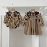 Baby Girl Animal Print Kleid 3-6 Monate Dschungel Thema Baumwolle Stram pler für das tägliche Spiel oder Fotoshooting