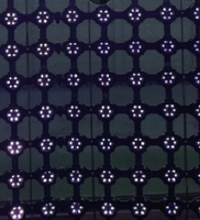 Écran LED en maille visible en plein jour, 10000 nits, IP67, façade média architecturale pour projets haut de gamme