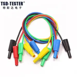 Colorful Banana To Banana Plug Dried Soft Test Lead