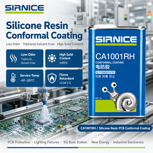 Recubrimiento de Silicona CA1001RH de Triple Protección para Placas de Circuito, Protección Contra Humedad, <span class=keywords><strong>Polvo</strong></span> y Moho, UL94 V0, RoHS, REACH - Product Image 2