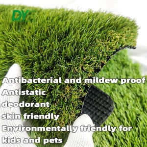 Gazon artificiel vert, gazon paysager haute densité pour parc urbain, <span class=keywords><strong>cour</strong></span> résidentielle, décoration de jardin, revêtement de <span class=keywords><strong>sol</strong></span> extérieur - Product Image 5
