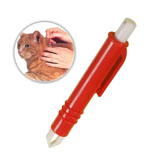 Pet Grooming prodotti di figura della penna tick Pinzette Pet Pulce Del Cane del Cucciolo del Gatto Eliminare Acaro Tick Remover Acari NUOVO Strumento di