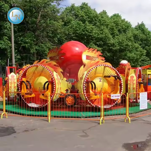 Le parc d'attractions familial monte en Offre Spéciale d'acier de fibre de verre l'équipement extérieur de parc de ville tour de roue chaud capacité de 16 personnes à vendre - Product Image 3