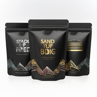 Sachets personnalisés en aluminium de 2oz, 4oz, 8oz avec fermeture éclair et encoche de déchirement pour emballage alimentaire (noix), OEM ODM