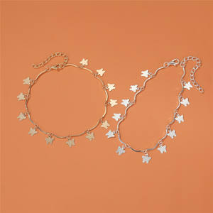 WJ-10231 женский браслет на ногу с несколькими кисточками в национальном стиле - Product Image 4