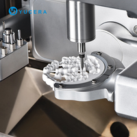 YUCERA-6X, lo último en innovación en máquinas de fresado dental CAD CAM para laboratorio, para zirconia, PMMA, metal, corte en húmedo y en seco, equipo de laboratorio.