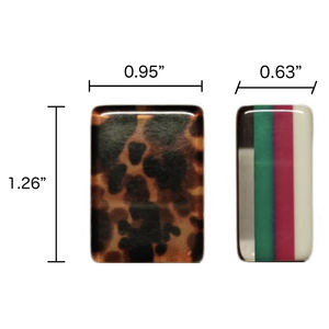 HIMORE Tuiles de <span class=keywords><strong>Mahjong</strong></span> Américain Personnalisées Portables à 4 Couches, 160 Tuiles en Acrylique Motif Écaille de Tortue, Idées Cadeaux de Luxe, Anti-décoloration - Product Image 2