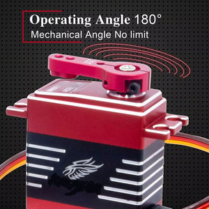 Servomotor de Alto Torque de 35 KG, Totalmente Metálico, para Drones, Aviones RC, Brazos Robóticos, Modelos de Acero y Aluminio, 3 Piezas - Product Image 6