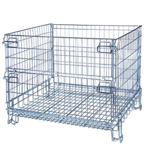 מותאם אישית מתקפל סל סל תיל פלדה כלוב מחזור סלי שליח מיון עגלות מיון עגלות - Product Image 1