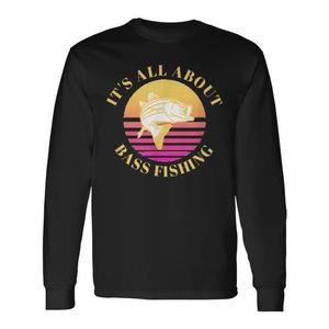 Maglietta a Maniche Lunghe per la Pesca al Bass, Ideale per Promozioni - Product Image 1