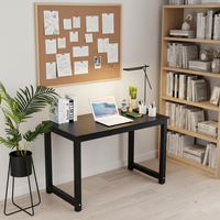 Bureau d'ordinateur pliable en métal moderne de haute qualité pour la maison, l'étude et le travail de bureau