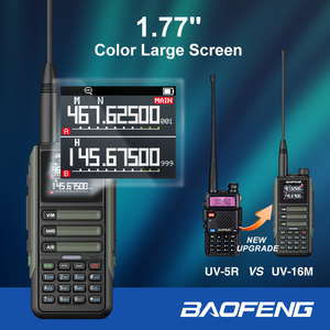 Baofeng Walkie Talkie UV-16M 10 Wát công suất cao Sáu-Band Type-C sạc di động đài phát thanh tầm xa hai chiều đài phát thanh s2540 - Product Image 3