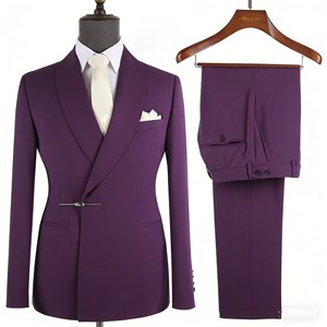 Derniers modèles <span class=keywords><strong>de</strong></span> costumes <span class=keywords><strong>pour</strong></span> hommes, ensemble 2 pièces, boucle latérale en métal unique, blazer personnalisé, <span class=keywords><strong>pour</strong></span> mariage, soirée, <span class=keywords><strong>cérémonie</strong></span>, marié, usage quotidien - Product Image 6