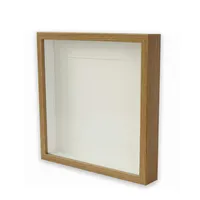 Frame Photo Frame Custom Sizes 4 Colors Black White Walnut Wood Art Picture Photo Frame Display Deep 3D Shadow Box Frame