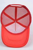 Casquette de camionneur unisexe en polyester à 5 panneaux avec logo personnalisé de haute qualité, en tissu standard, réglable, avec mousse et maille, faible MOQ, tendance, vente en gros