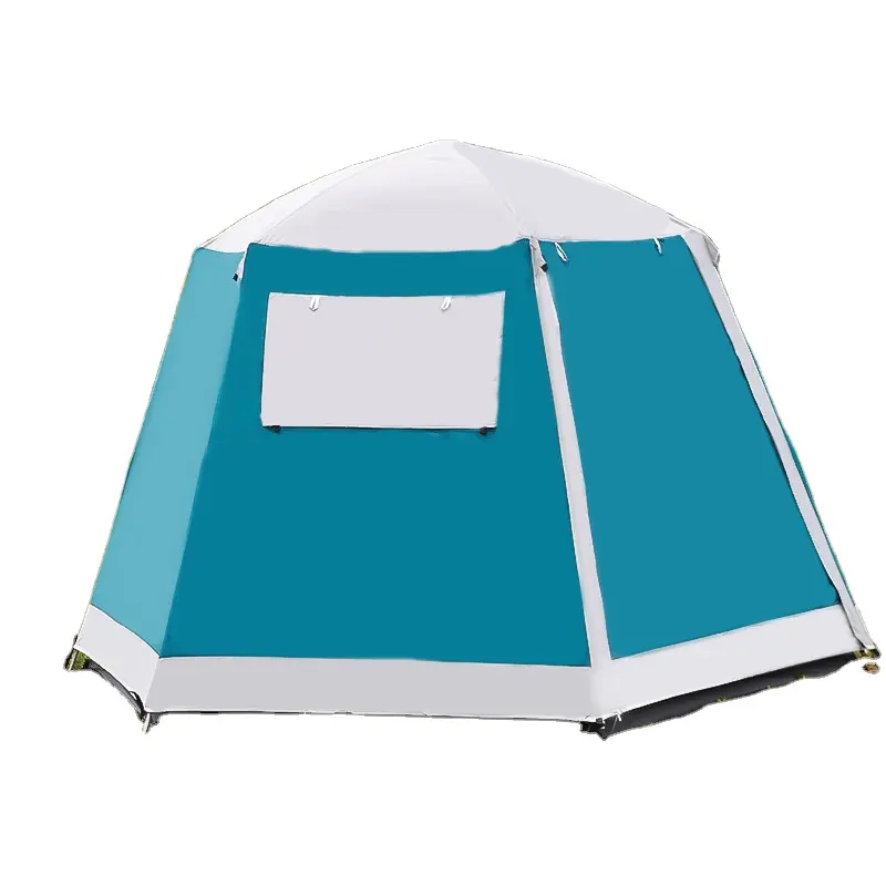 Tente de Camping en forme de dôme automatique de 3x6m, grande sac à dos popup, protection solaire légère et facile à transporter, extensible et géomancique