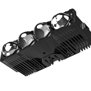 Barre lumineuse LED tout-terrain 4x 30W, corps en aluminium, double faisceau avec commande par interrupteur pour voiture et moto - Product Image 5