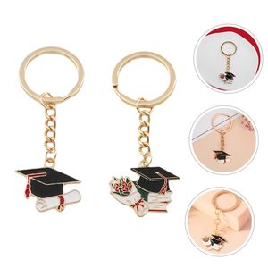 Vente en gros, promotion, cadeau bon marché, porte-clés souvenir diplômé de l'académie avec breloques en métal, porte-clés personnalisé en émail pour l'obtention du diplôme universitaire - Product Image 5
