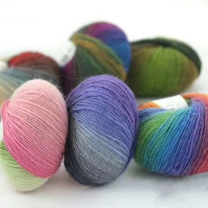 High Quality Rainbow Green <strong>Red</strong> Fine Knitting Yarn <strong>Wool</strong> Crochet Yarn Baby DIY - Product Image 1