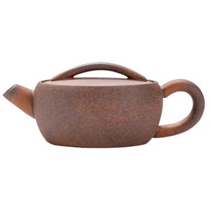 Théière en céramique vintage, en grès, en terre cuite ancienne, en grès Han, théière à main, théière Kung Fu, trompette à thé, théière simple - Product Image 5