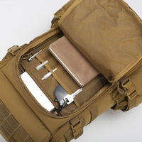 Sac à dos de randonnée étanche pour ordinateur portable Sac à dos de soutien avec sangles avant supérieures et inférieures Sac tactique