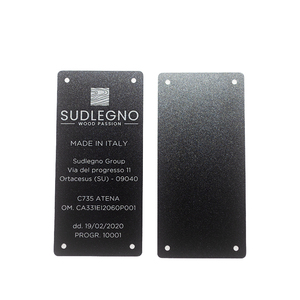 Động Cơ Nhôm Anodized Trống/Máy Nhãn Hiệu Cho Khắc Laser Với 4 Lỗ Băng Dính Mạnh Mẽ Ở Mặt Sau - Product Image 3