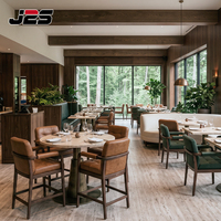 Ensemble de table et de chaises de restaurant moderne personnalisé J2S avec chaises rembourrées pour les projets de restaurants commerciaux, cafés et hôtels