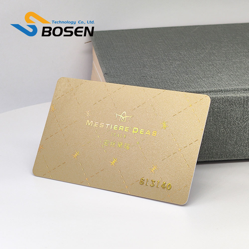 Custom Foil Gold Holographic Printed Shopping Loyalty Membership Business VIP Plastic PVC Card