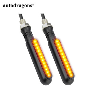 Clignotants LED pour moto, 24LED, indicateurs de direction, feux arrière clignotants, feux de freinage, feux stop, feux de jour DRL - Product Image 1