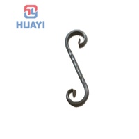 Accesorios en forma de flor de hierro para puerta, escalera, valla, montaje fácil de soldar, servicio de modelado 3D disponible