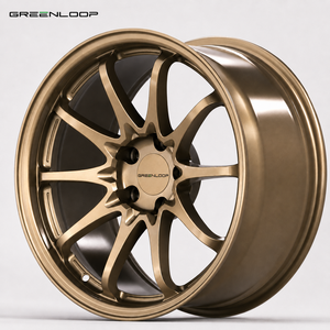 Jantes de <span class=keywords><strong>voiture</strong></span> de course GREENLOOP Volk forgées 17x9.5 Bronze 5x114.3 Rays Spoke Condition Aluminium CE28 35mm ou 30mm ET - Product Image 1