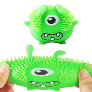 Vente en gros - Nouveautés 2024 - Jouets anti-stress Happy Monster 4 pouces - Jouets à presser personnalisés pour filles et garçons de 5 à 7 ans - Product Image 6