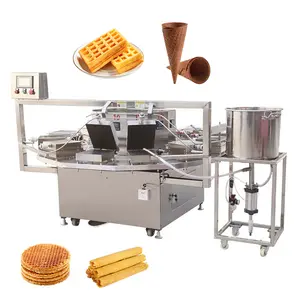 Factory Supply Semi Automatic 24 Heads Pancake Cone Ice Sugar Making Machine Production Line for Sale