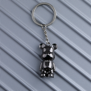 QYS Llavero Metálico 3D Oso Creativo con Mosquetón de Aleación y Logo Personalizado - Product Image 5