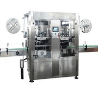 Machine d'étiquetage de manchons pour bouteilles en plastique et en verre, canettes et barils