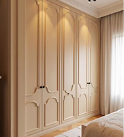Armario de Madera Estilo Shaker Francés de Diseño Moderno CBMmart, Personalizado para Dormitorio, con Puertas de MDF, para el Hogar y la Sala de Estar