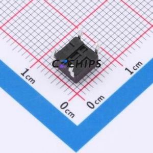 TS013-CBW1EH4.5 Tactile Switch Through hole-4P,6x6mm Switch Single Pole Single Throw Round Button 1.8N Through Hole - Product Image 2