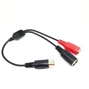 Din 7-Pin Splitter Y adapter để MIDI 5 pin nam để kép 2 x DIN-5 Cáp MIDI - Product Image 3