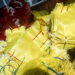 Sacs en filet pour fruits et légumes de haute qualité Sacs en filet pour oignons et pommes de terre de 5kg avec <span class=keywords><strong>cravate</strong></span> - Product Image 3