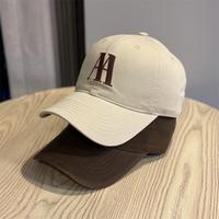 Topi Baseball Katun Logo Kustom Bordir Vintage Langsung dari Pabrik, Model Soft Crown dengan Huruf untuk Pria dan Wanita