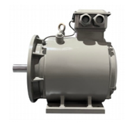 Motor Síncrono de Imán Permanente Refrigerado por Líquido Personalizado, Motor Servo IE4 de Alta Eficiencia, Montaje con Brida, Locomotora de Nueva Energía