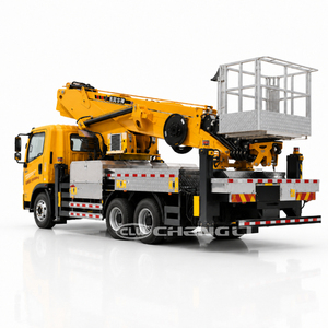 Camion nacelle élévatrice FAW 56m à bras articulé robuste avec plateforme de 400 kg - Product Image 5