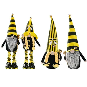 HB-971 Scandinavian Tomte Nisse Swedish Honey Bee Striped Bumble Bee Gnomes