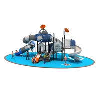 Vente directe usine : Ensemble d'équipements de jeu d'extérieur commercial UFO pour enfants, tout-petits, parcs et écoles
