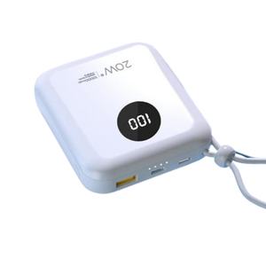 Cargador Portátil de Gran Capacidad 10000mAh, Banco de Energía con Interfaz USB, Carga Rápida, Pantalla LED, PD20W, Fuente de Alimentación Móvil - Product Image 1