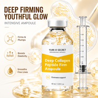 Ampoule Intensive au Collagène et Peptides d'Or pour un Lifting Profond, Restauration de l'Éclat de la Peau, Lissage des Rides Fines, Soin Visage 40ml avec Logo Personnalisé