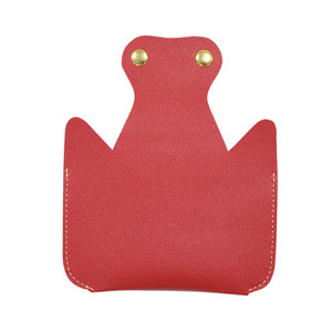 Handmade custom leather cartoon coin <b>purse</b>, cute pig coin and earphone organizer. - Product Image 4